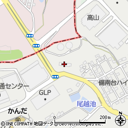 赤帽　岡山県協同組合本部周辺の地図