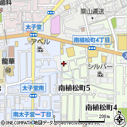 大阪府八尾市南植松町5丁目19周辺の地図