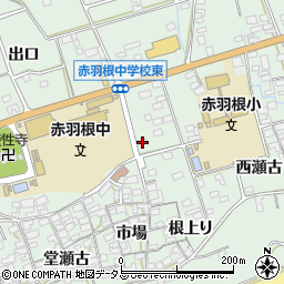 愛知県田原市赤羽根町出口120周辺の地図