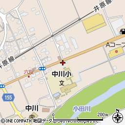 岡山県小田郡矢掛町本堀1642周辺の地図