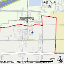 奈良県天理市南六条町233周辺の地図