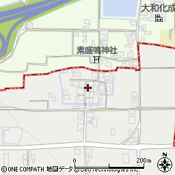奈良県天理市南六条町238周辺の地図