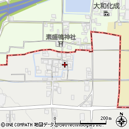 奈良県天理市南六条町234周辺の地図