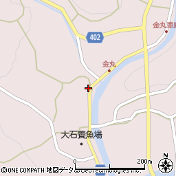 広島県福山市新市町金丸1632-10周辺の地図