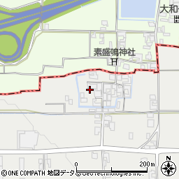 奈良県天理市南六条町212周辺の地図