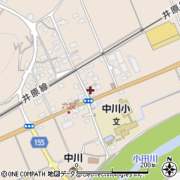 岡山県小田郡矢掛町本堀1158-3周辺の地図