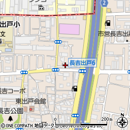 ペリカン堂　大阪支店周辺の地図