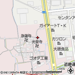 奈良県大和郡山市椎木町378周辺の地図