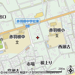 愛知県田原市赤羽根町出口129周辺の地図