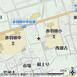 愛知県田原市赤羽根町出口131周辺の地図