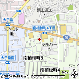 大阪府八尾市南植松町5丁目54周辺の地図