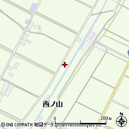 愛知県田原市西山町西ノ山63周辺の地図