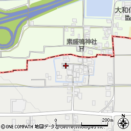 奈良県天理市南六条町213周辺の地図