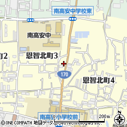 新井明治宅配センター周辺の地図