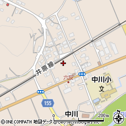 岡山県小田郡矢掛町本堀1186-2周辺の地図