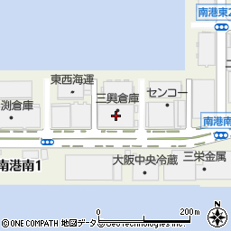 三興倉庫周辺の地図