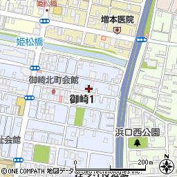 日本紙器周辺の地図