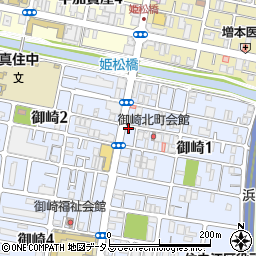 有限会社日本薬局　御崎店周辺の地図