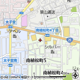 大阪府八尾市南植松町5丁目6周辺の地図