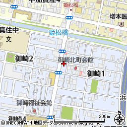 御崎　日本薬局周辺の地図