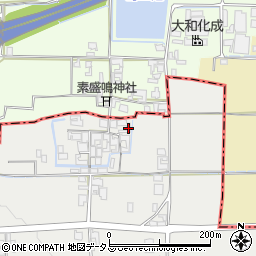 奈良県天理市南六条町227周辺の地図