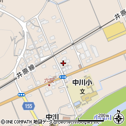岡山県小田郡矢掛町本堀1158周辺の地図