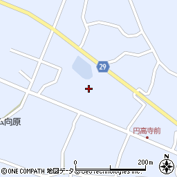 広島県安芸高田市向原町坂930-1周辺の地図