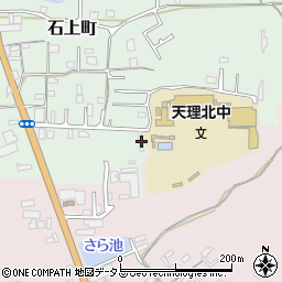 奈良県天理市石上町772周辺の地図