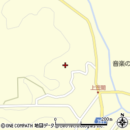 奈良県宇陀市室生上笠間3220周辺の地図
