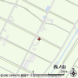 愛知県田原市西山町西ノ山30周辺の地図