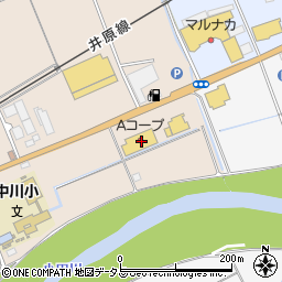 岡山県小田郡矢掛町本堀1101周辺の地図