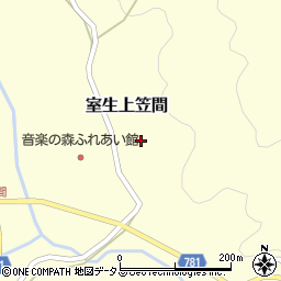 奈良県宇陀市室生上笠間336周辺の地図