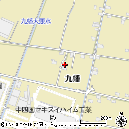 岡山県岡山市東区九蟠584周辺の地図