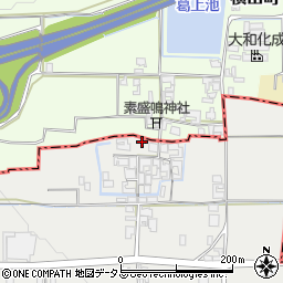 奈良県天理市南六条町217周辺の地図