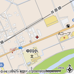 岡山県小田郡矢掛町本堀1152周辺の地図