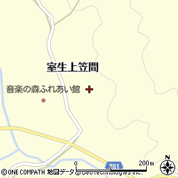 奈良県宇陀市室生上笠間338周辺の地図