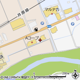 岡山県小田郡矢掛町本堀1108周辺の地図