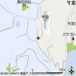 岡山県瀬戸内市牛窓町鹿忍477-9周辺の地図