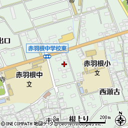 愛知県田原市赤羽根町出口126-2周辺の地図