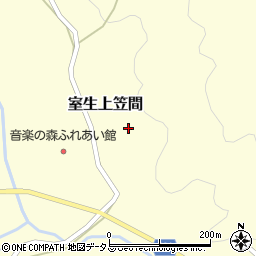 奈良県宇陀市室生上笠間339周辺の地図