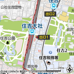 大阪鑑定所周辺の地図
