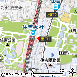 株式会社大阪鑑定所周辺の地図