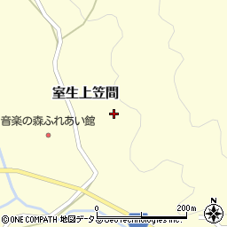 奈良県宇陀市室生上笠間340周辺の地図