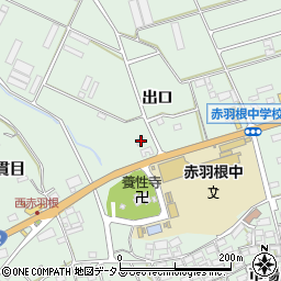 愛知県田原市赤羽根町出口55周辺の地図