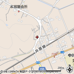 岡山県小田郡矢掛町本堀1208周辺の地図