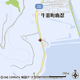 岡山県瀬戸内市牛窓町鹿忍819周辺の地図