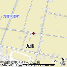 岡山県岡山市東区九蟠582周辺の地図