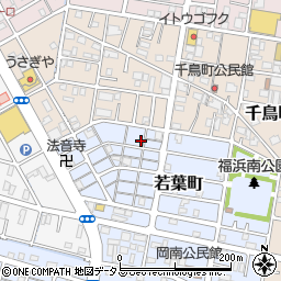 岡山市浴場組合周辺の地図