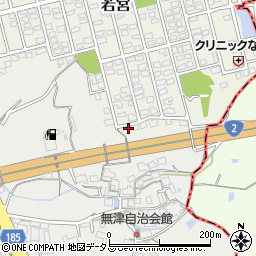 岡山県都窪郡早島町若宮25-13周辺の地図