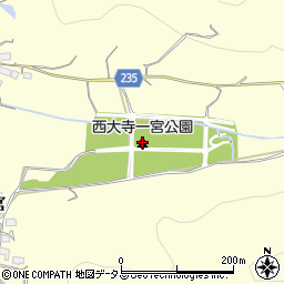西大寺一宮公園周辺の地図